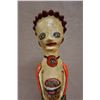 Image 2 : Hand-Painted Ceramic Folk-Art Figure 4" Dia, 24"L (chipped)