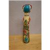 Image 7 : Hand-Painted Ceramic Folk-Art Figure 4" Dia, 24"L (chipped)