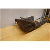 Image 3 : New Guinea Carved Wooden Baby Carriage w/ Straps 14" x 6" x 18"H