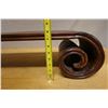 Image 13 : Chinese Elm Wood Ribbon Stand 41" x 10" x 8"H