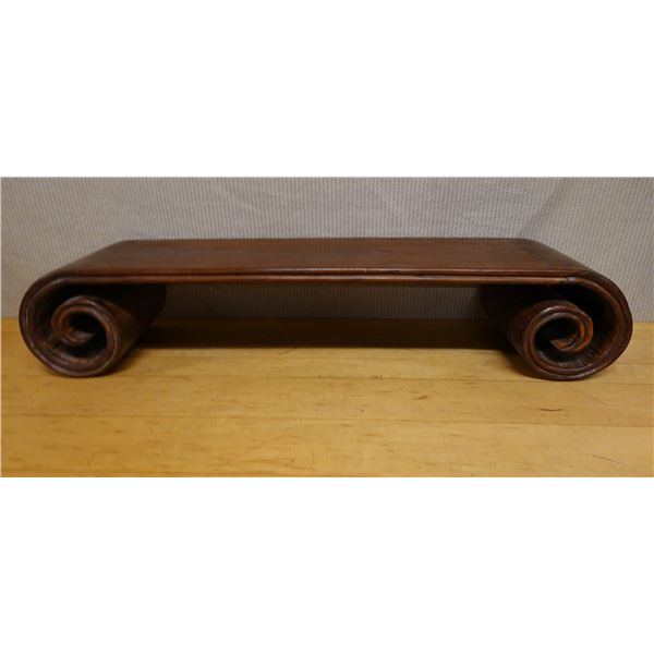 Chinese Elm Wood Ribbon Stand 41" x 10" x 8"H