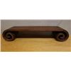 Image 1 : Chinese Elm Wood Ribbon Stand 41" x 10" x 8"H
