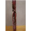 Image 10 : Burmese Gilded Wooden Temple Carving 13" x 45"H (cracked)