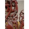Image 15 : Burmese Gilded Wooden Temple Carving 13" x 45"H (cracked)