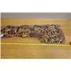 Image 19 : Burmese Gilded Wooden Temple Carving 13" x 45"H (cracked)