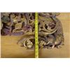 Image 21 : Burmese Gilded Wooden Temple Carving 13" x 45"H (cracked)