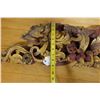 Image 22 : Burmese Gilded Wooden Temple Carving 13" x 45"H (cracked)