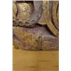 Image 9 : Burmese Gilded Wooden Temple Carving 13" x 45"H (cracked)