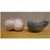 Image 1 : Qty 2 Abstract Stone Sculptures, Misc Sizes