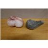 Image 2 : Qty 2 Abstract Stone Sculptures, Misc Sizes