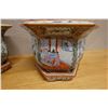 Image 4 : Qty 2 Chinese Famille Rose Porcelain Planters w/ Bases & Maker's Marks 14" x 14" x 10"H