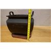 Image 10 : Meiji Japanese Bronze Hibachi on Wooden Base 12" x 12" x 11"H