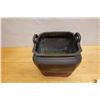 Image 2 : Meiji Japanese Bronze Hibachi on Wooden Base 12" x 12" x 11"H