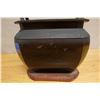 Image 8 : Meiji Japanese Bronze Hibachi on Wooden Base 12" x 12" x 11"H
