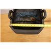 Image 9 : Meiji Japanese Bronze Hibachi on Wooden Base 12" x 12" x 11"H