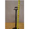 Image 9 : Edo Period Antique Japan Bronze Candle Single Stand Shokudai  8.5" Dia, 20"H (w/o candle)