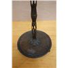 Image 4 : Edo Period Antique Japan Bronze Candle Single Stand Shokudai  8.5" Dia, 20"H (w/o candle)