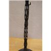 Image 5 : Edo Period Antique Japan Bronze Candle Single Stand Shokudai  8.5" Dia, 20"H (w/o candle)