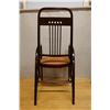 Image 3 : Wooden Thonet Vienna Secession Chair w/ Bentwood Arms & Upholstered Seat 21" x 17" x 40"H