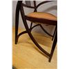 Image 7 : Wooden Thonet Vienna Secession Chair w/ Bentwood Arms & Upholstered Seat 21" x 17" x 40"H