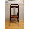 Image 10 : Wooden Thonet Vienna Secession Chair w/ Bentwood Arms & Upholstered Seat 21" x 17" x 40"H