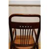Image 11 : Wooden Thonet Vienna Secession Chair w/ Bentwood Arms & Upholstered Seat 21" x 17" x 40"H