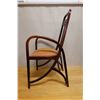 Image 12 : Wooden Thonet Vienna Secession Chair w/ Bentwood Arms & Upholstered Seat 21" x 17" x 40"H