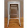 Image 1 : White Metal Bar Stool Model STO30A4-11 w/ Footrest 14.5" x 12" x 29.5"H