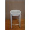 Image 2 : White Metal Bar Stool Model STO30A4-11 w/ Footrest 14.5" x 12" x 29.5"H
