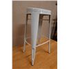 Image 3 : White Metal Bar Stool Model STO30A4-11 w/ Footrest 14.5" x 12" x 29.5"H