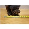 Image 16 : Carved Wooden Chinese Guardian Lion Fu Dog Statue 19" x 8" x 16"H (cracked)