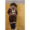Image 11 : Vintage Doll w/ Porcelain Face & Hands 7.5" x 24"H