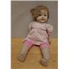 Image 1 : Vintage Doll w/ Porcelain Face, Hands & Legs 8" x 24"H