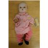 Image 1 : Vintage Doll w/ Porcelain Face & Hands 6.5" x 17"H