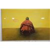 Image 2 : Dalai Lama at Dusk Print #8 by Artist Nan (?) w/ Asian Calligraphy 16" x 13", Framed & Matted