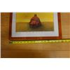 Image 9 : Dalai Lama at Dusk Print #8 by Artist Nan (?) w/ Asian Calligraphy 16" x 13", Framed & Matted