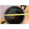 Image 10 : Carved Japanese Temple Censer Incense Burner w/ Handles Circa 1900's, 15" Dia, 12"H