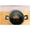 Image 6 : Carved Japanese Temple Censer Incense Burner w/ Handles Circa 1900's, 15" Dia, 12"H