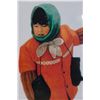 Image 2 : Chinese Girl Artwork Numbered 26/450 by Nan (?) w/ Asian Calligraphy 10" x 11", Framed & Matted