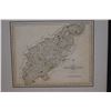 Image 2 : Qty 2 Framed Maps: Northamptonshire & East India Islands 15" x 15", Framed & Matted