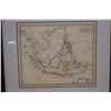 Image 8 : Qty 2 Framed Maps: Northamptonshire & East India Islands 15" x 15", Framed & Matted