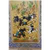 Image 10 : Qty 2 Framed Artworks: Floral & Persian Hunting, Misc Sizes, Framed