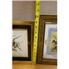 Image 13 : Qty 2 Framed Artworks: Floral & Persian Hunting, Misc Sizes, Framed