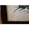 Image 5 : Qty 2 Framed Artworks: Floral & Persian Hunting, Misc Sizes, Framed