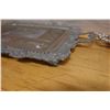 Image 6 : Qty 2 Metal Engraved Platters w/ Handles, Misc Shapes & Sizes