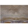 Image 3 : Rectangular Metal Engraved Platter Marked Silver on Copper w/ Makers Mark & Handles 26" x 17"