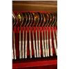 Image 6 : Thai Brass Flatware Set in Wooden Case Approx. 5"-7"L