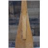Image 4 : Wooden Canoe Paddle Made in Kentucky 7" x 60"L