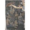 Image 7 : Large Bali Dancer Artwork by J. Wayan ASTA 1984 in Ornate Carved Framed 43" x 62" (torn)