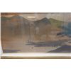 Image 4 : Large Batik Copy of Song Painting Marked N6610, 53" x 25" Framed